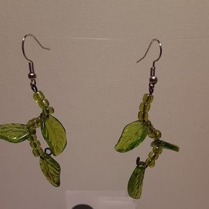 New hand beaded earrings